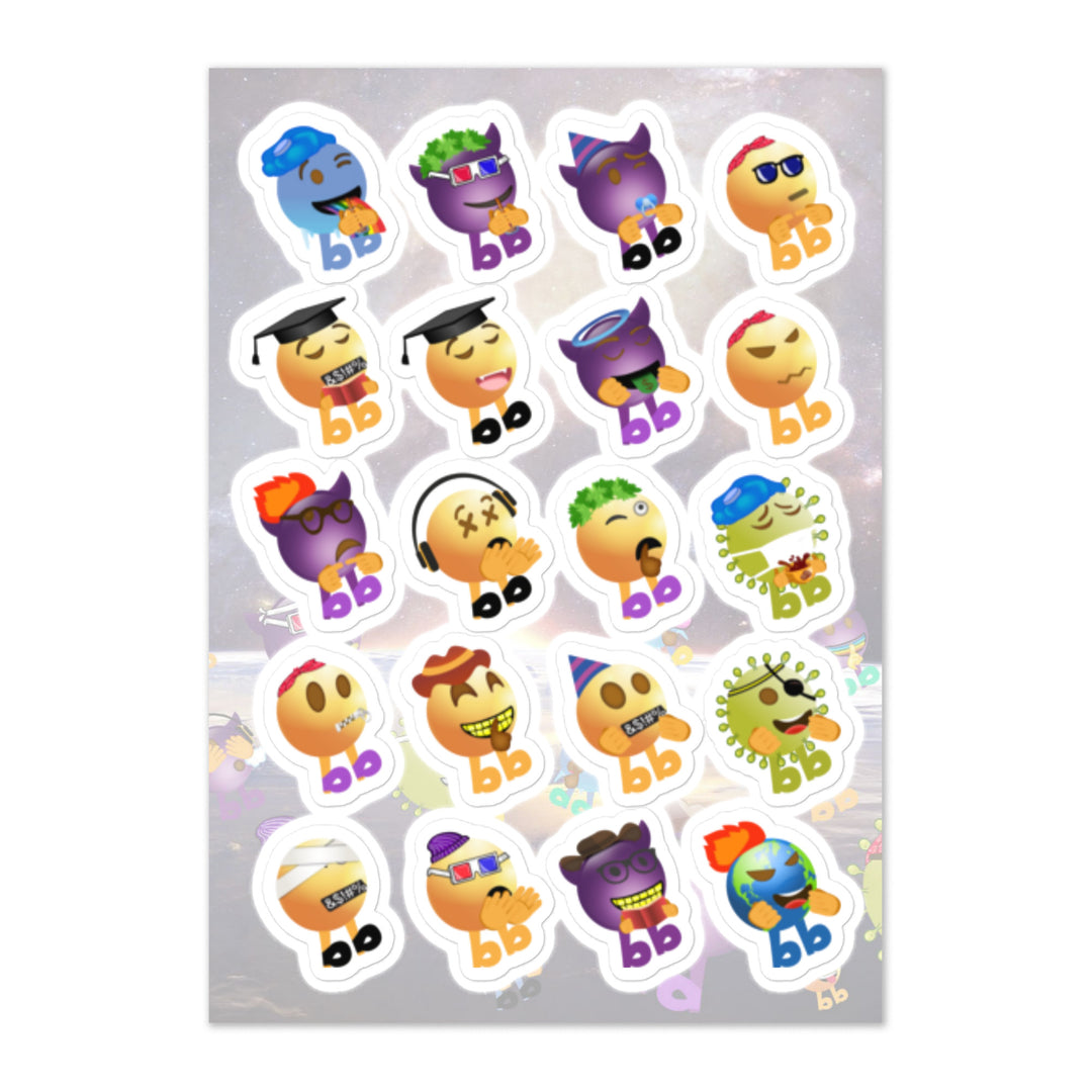 Megabb Buddy Stickers - Emojibb