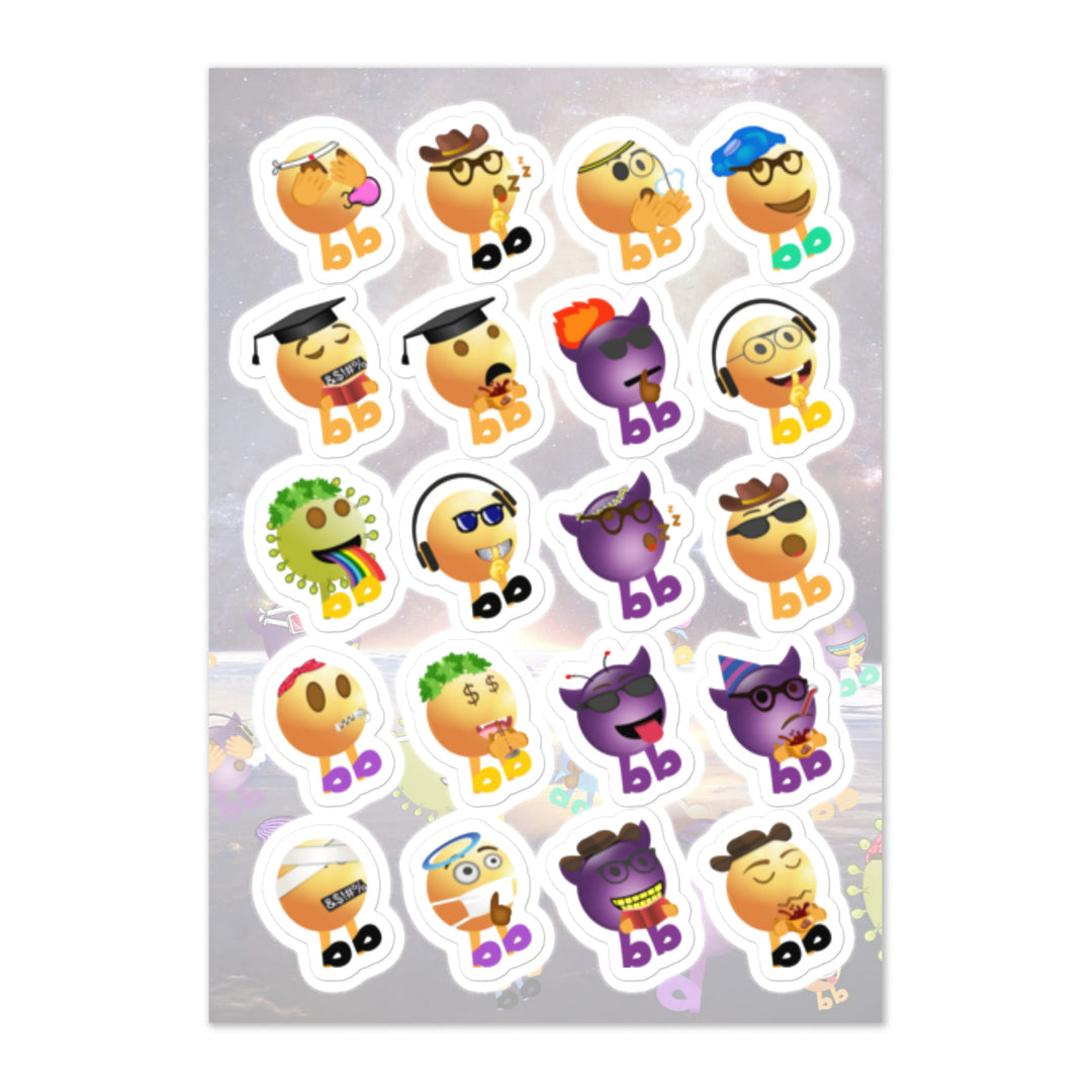 Megabb Buddy Stickers - Emojibb