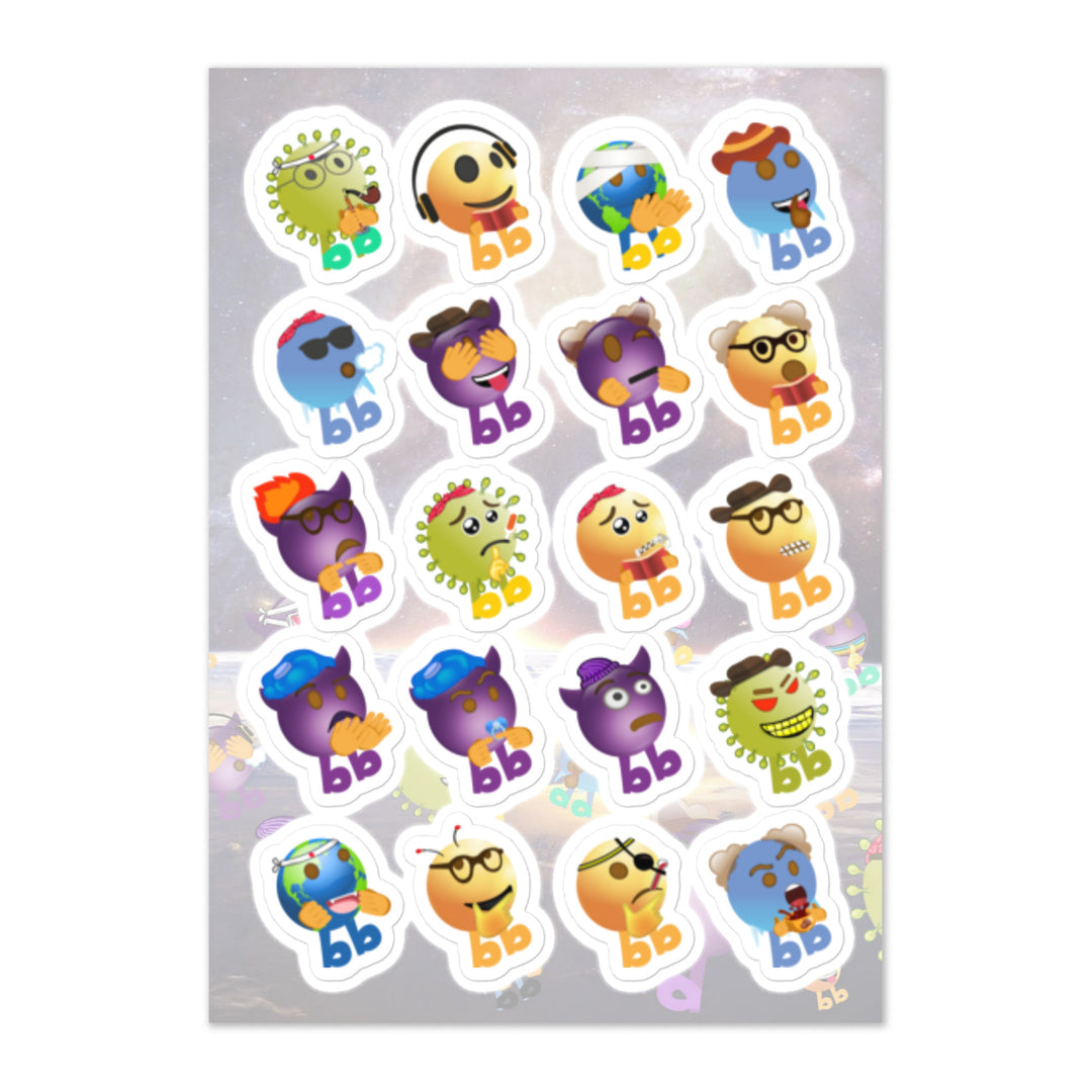 Megabb Buddy Stickers - Emojibb