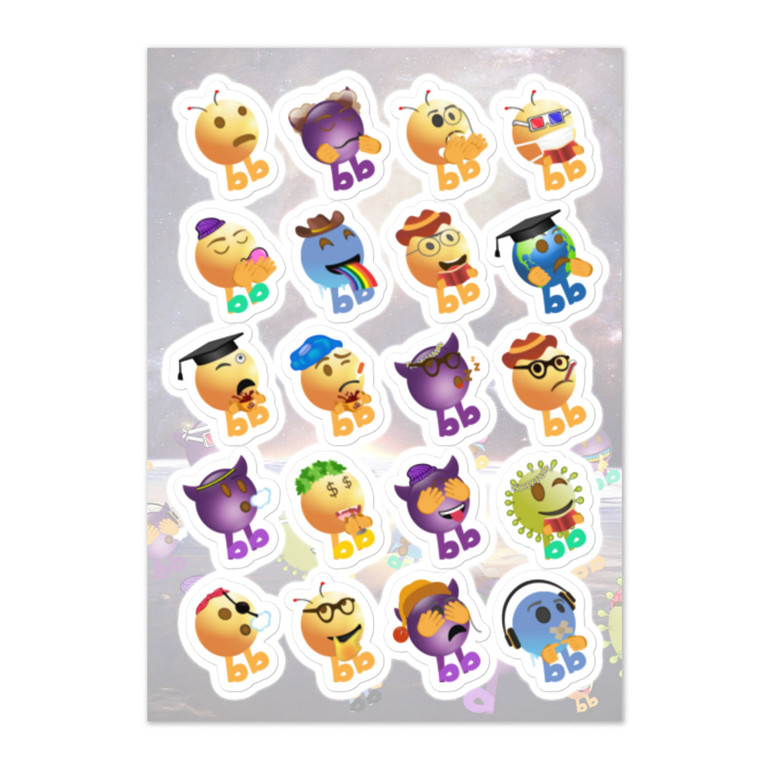 Megabb Buddy Stickers - Emojibb