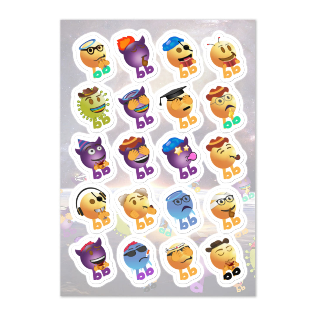 Megabb Buddy Stickers - Emojibb