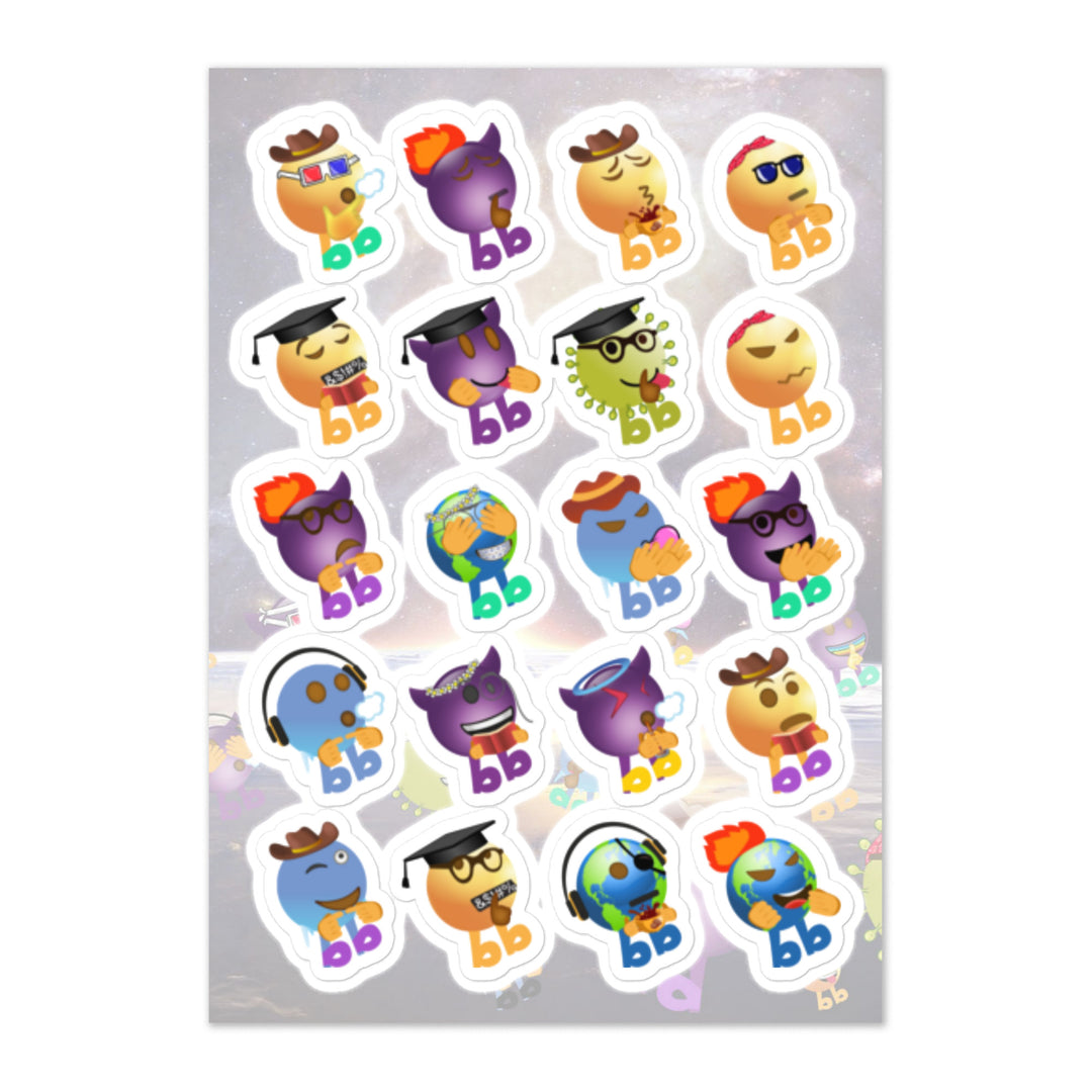 Megabb Buddy Stickers - Emojibb