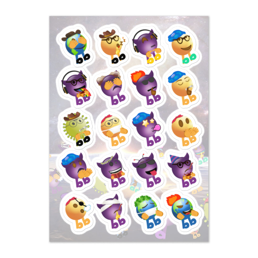 Megabb Buddy Stickers - Emojibb