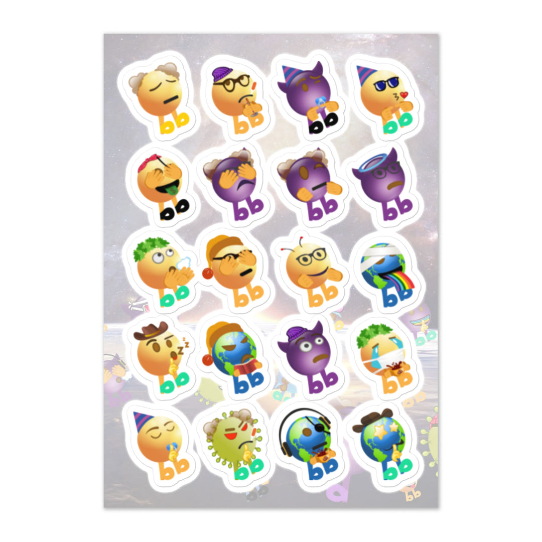 Megabb Buddy Stickers - Emojibb