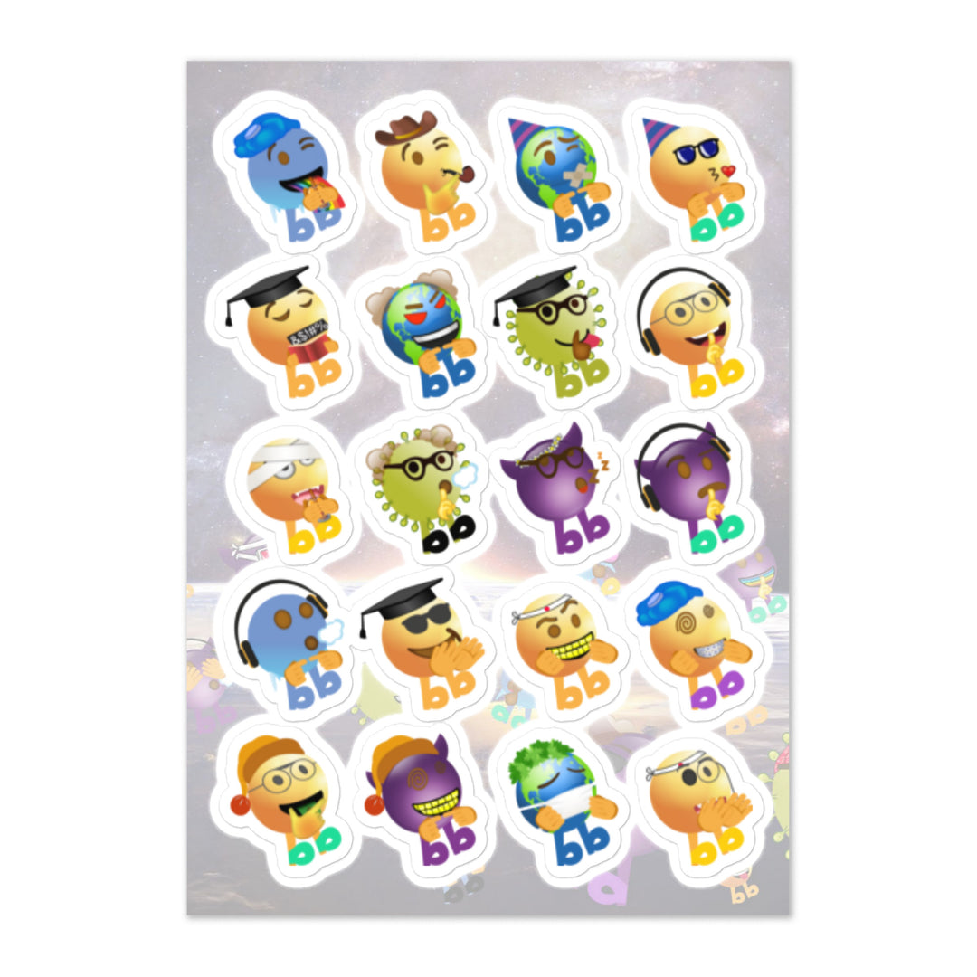 Megabb Buddy Stickers - Emojibb