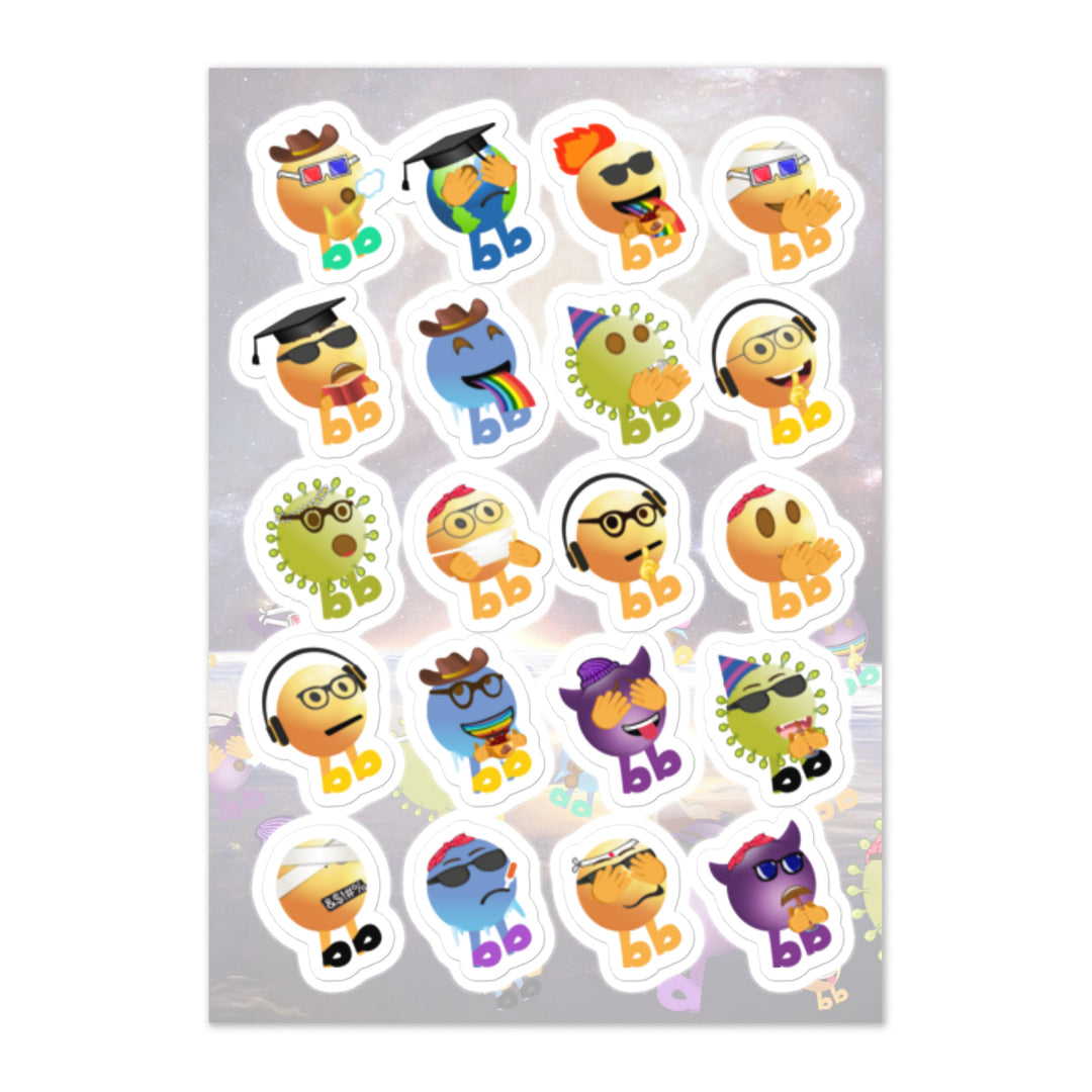 Megabb Buddy Stickers - Emojibb