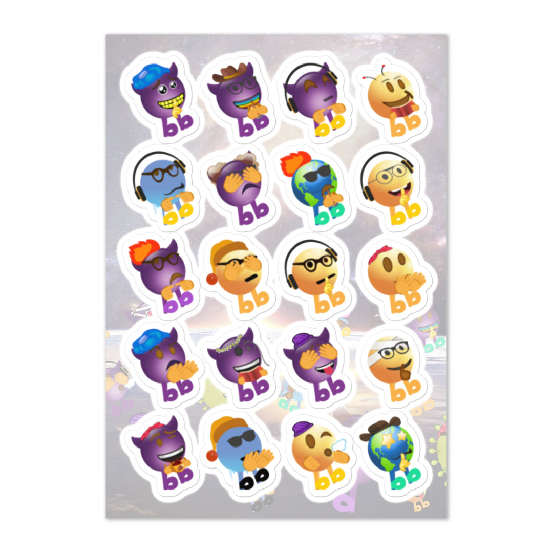 Megabb Buddy Stickers - Emojibb