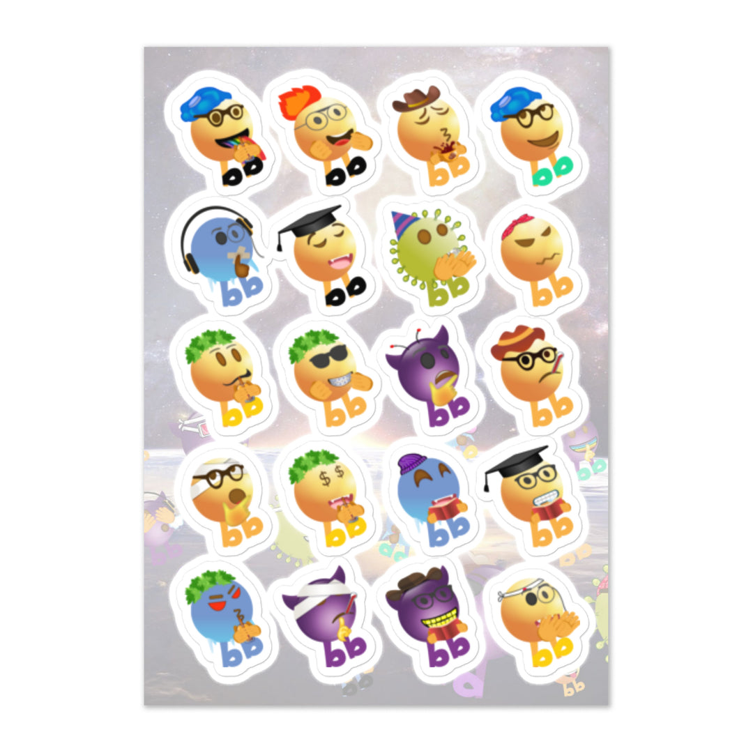 Megabb Buddy Stickers - Emojibb