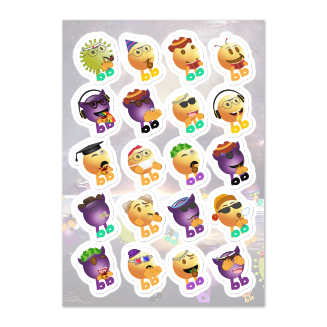 Megabb Buddy Stickers - Emojibb