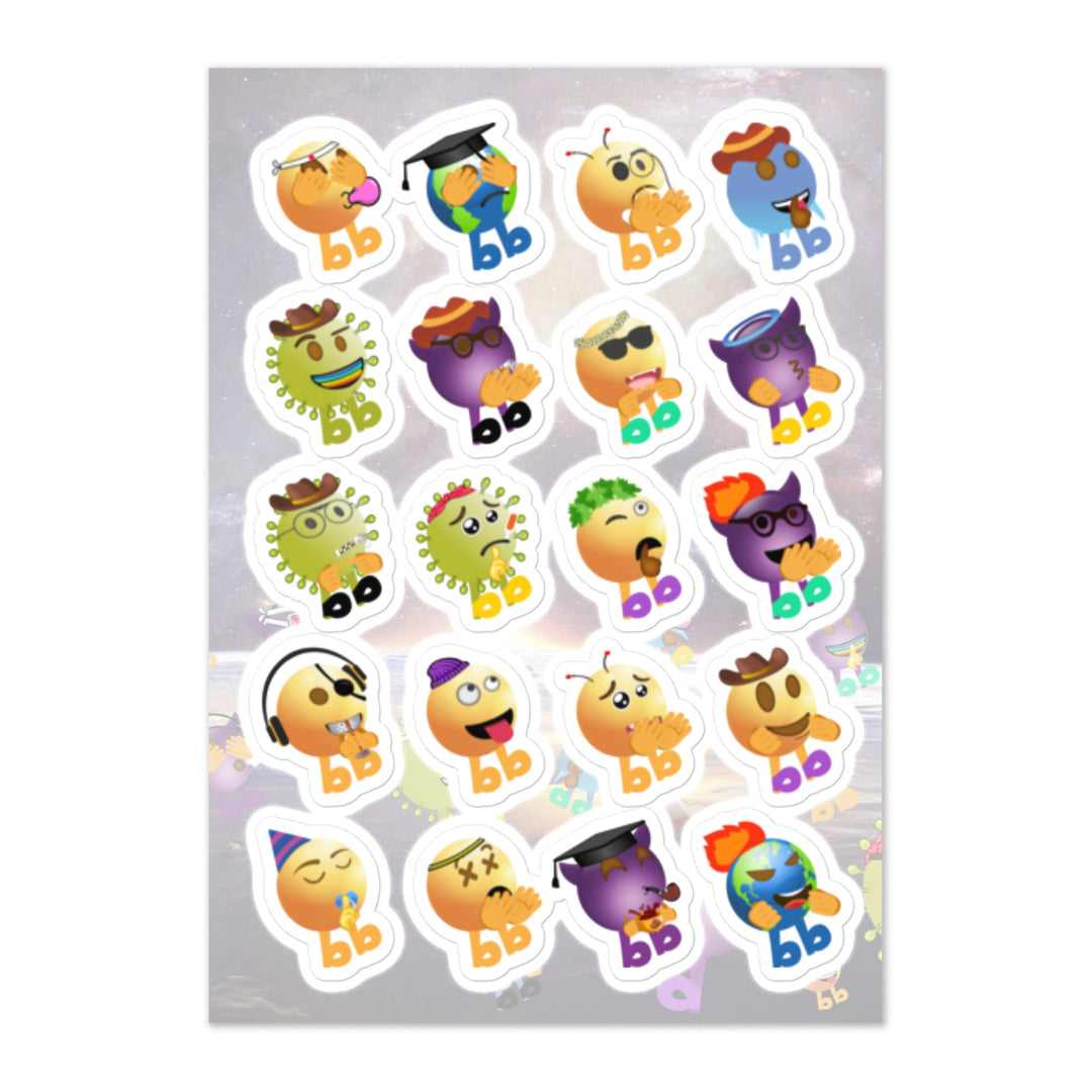 Megabb Buddy Stickers - Emojibb