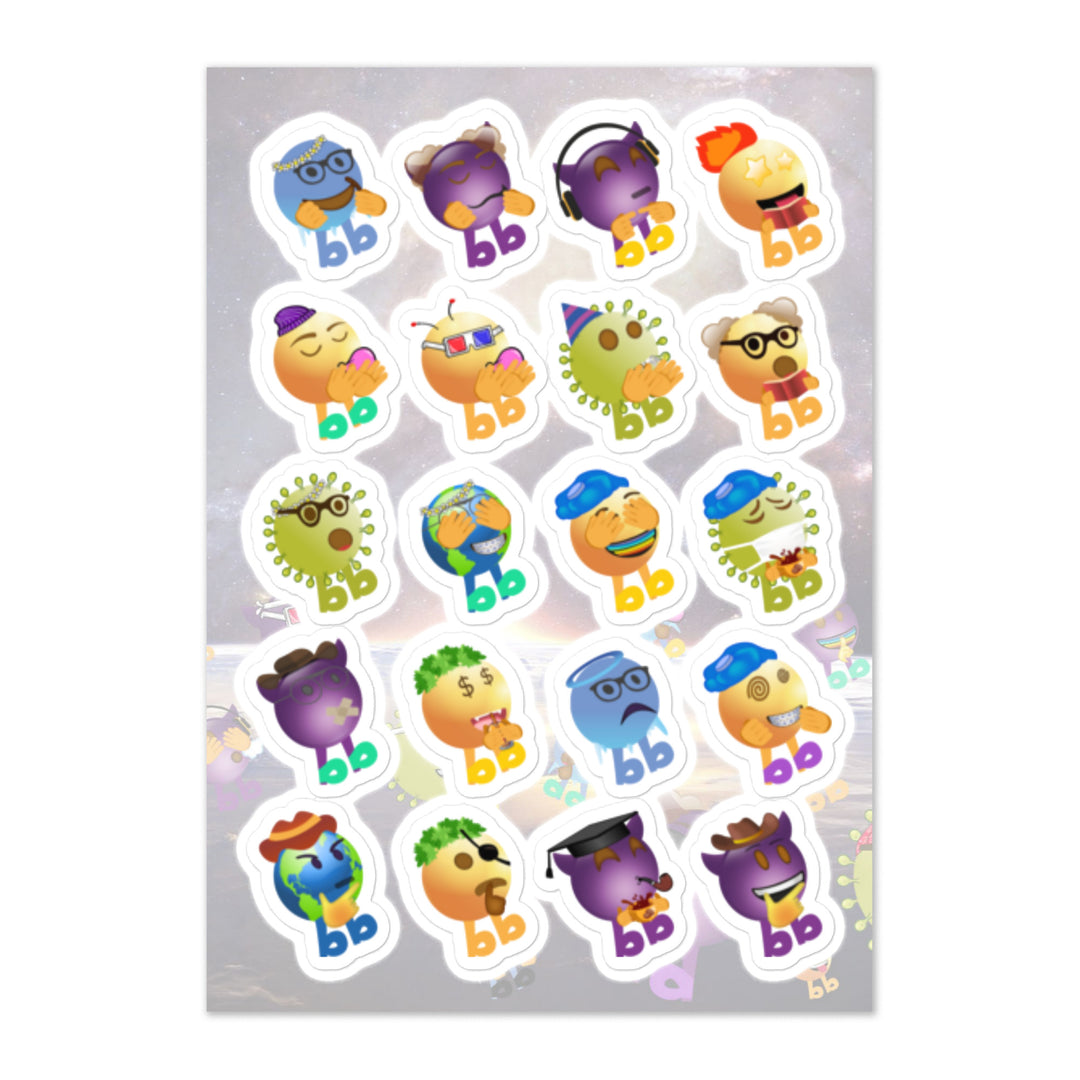 Megabb Buddy Stickers - Emojibb