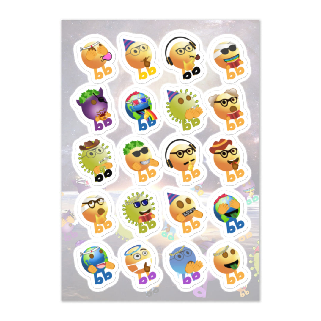 Megabb Buddy Stickers - Emojibb