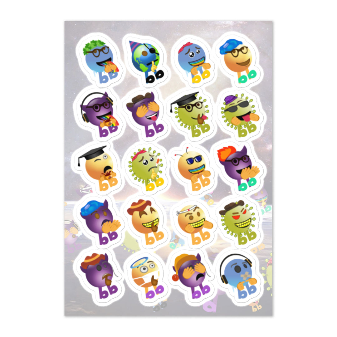 Megabb Buddy Stickers - Emojibb