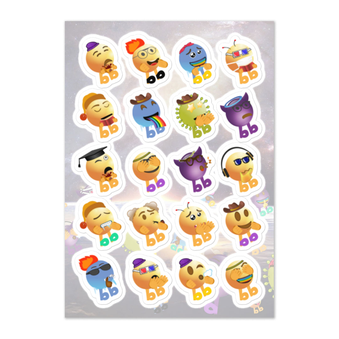 Megabb Buddy Stickers - Emojibb