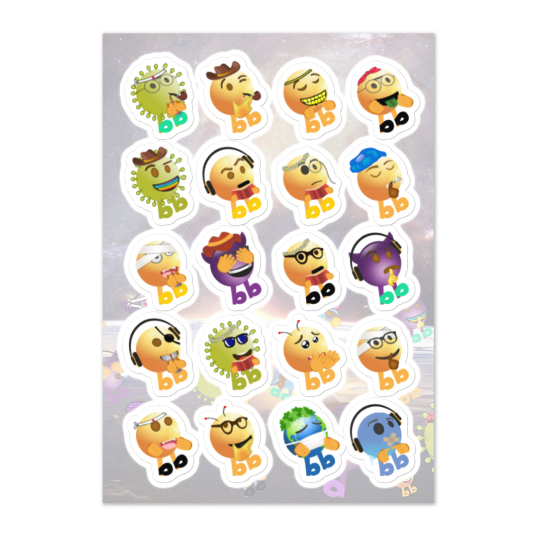 Megabb Buddy Stickers - Emojibb