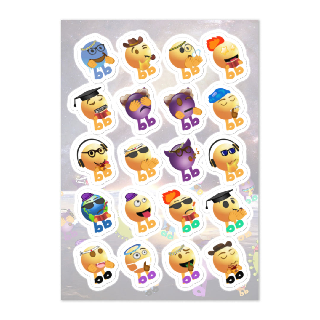 Megabb Buddy Stickers - Emojibb