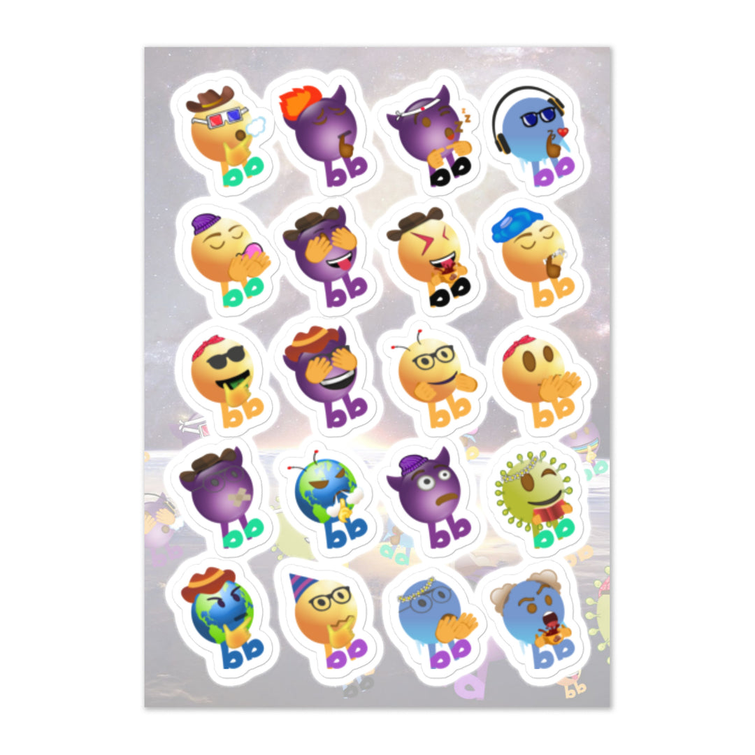 Megabb Buddy Stickers - Emojibb