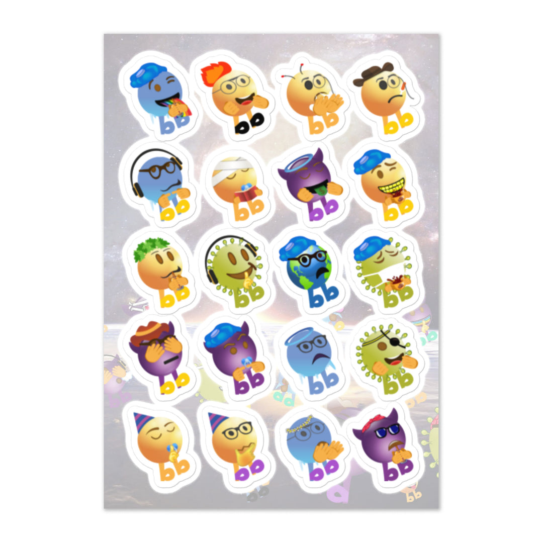 Megabb Buddy Stickers - Emojibb