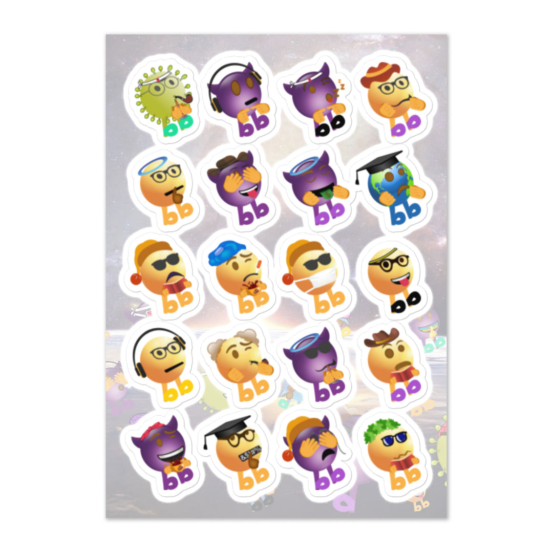 Megabb Buddy Stickers - Emojibb