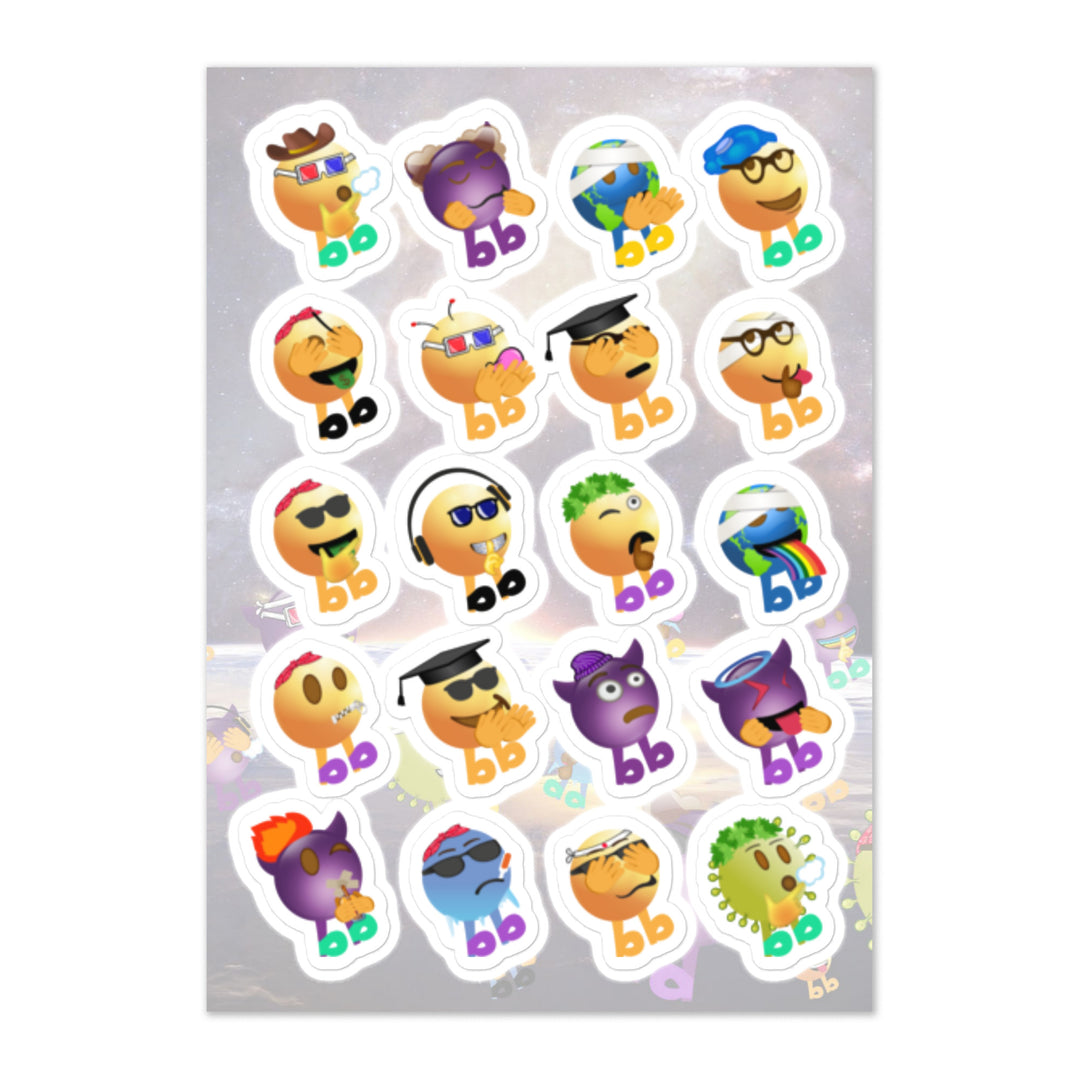 Megabb Buddy Stickers - Emojibb