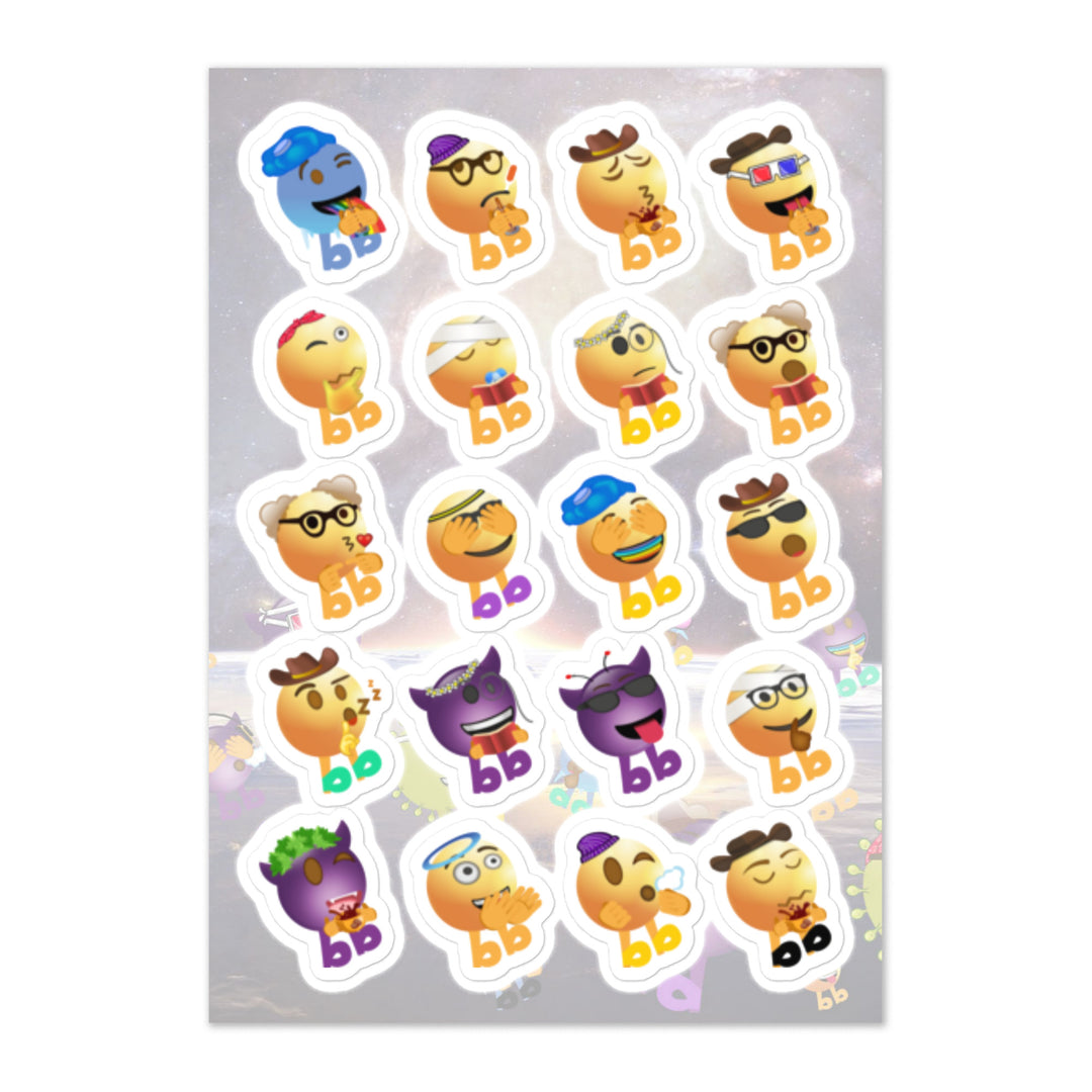 Megabb Buddy Stickers - Emojibb