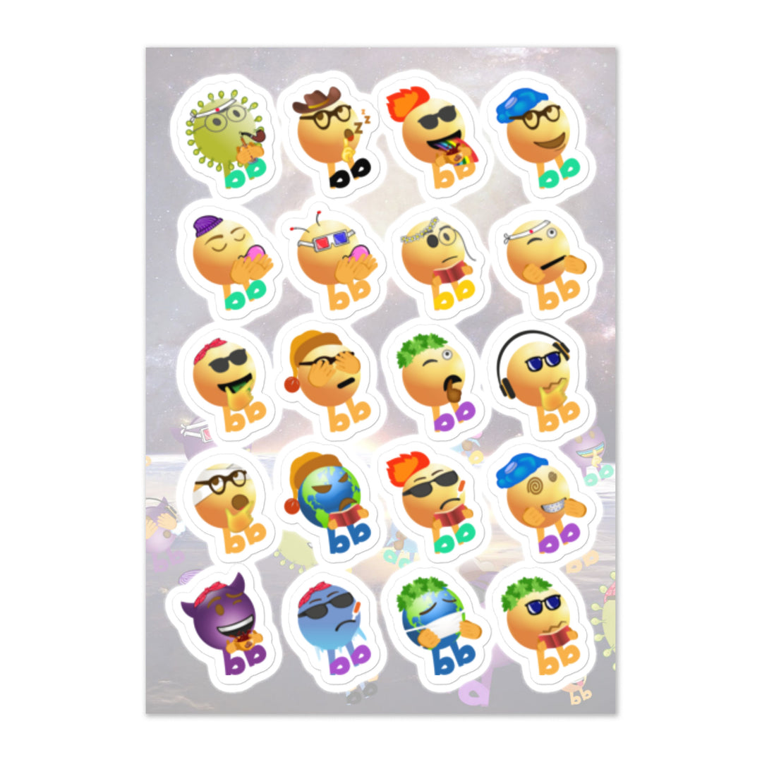 Megabb Buddy Stickers - Emojibb