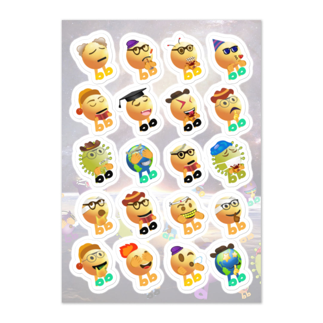 Megabb Buddy Stickers - Emojibb