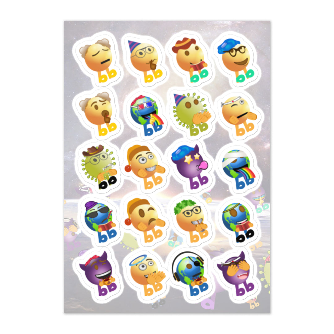 Megabb Buddy Stickers - Emojibb