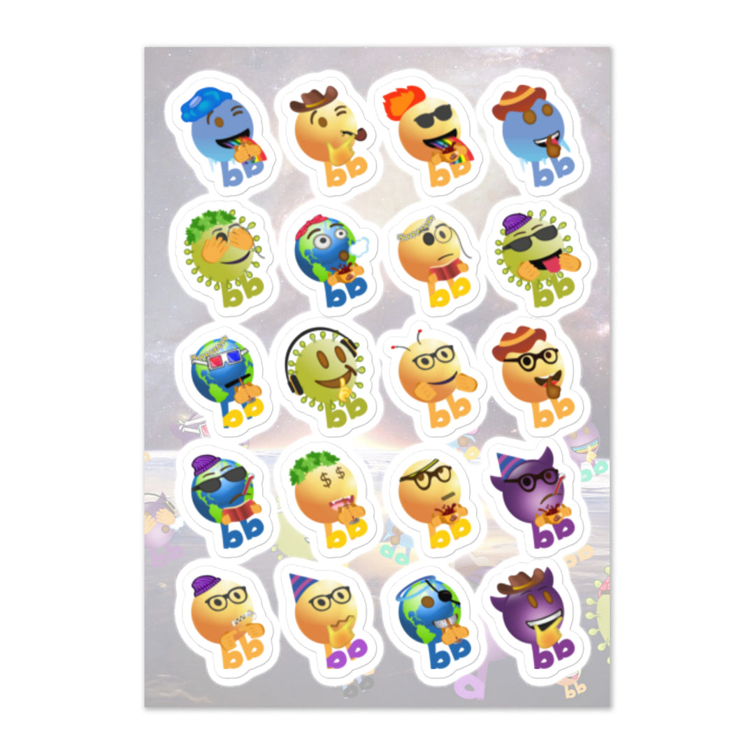 Megabb Buddy Stickers - Emojibb