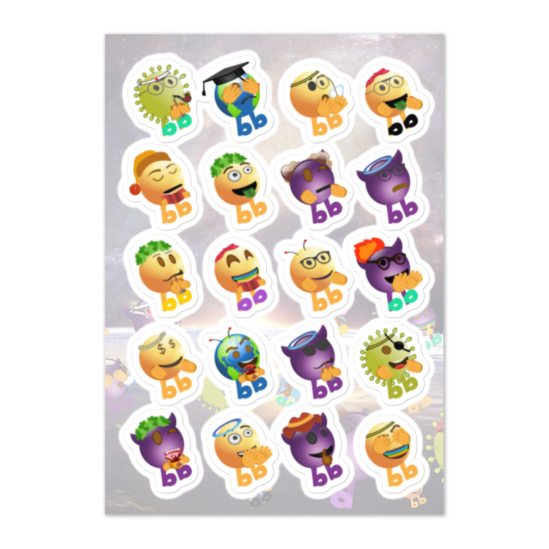 Megabb Buddy Stickers - Emojibb