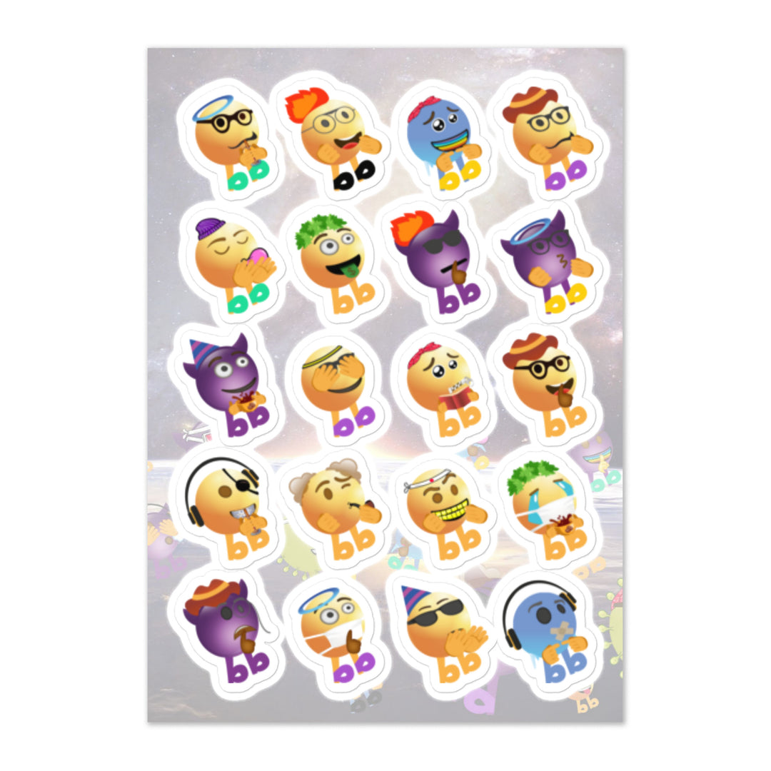 Megabb Buddy Stickers - Emojibb