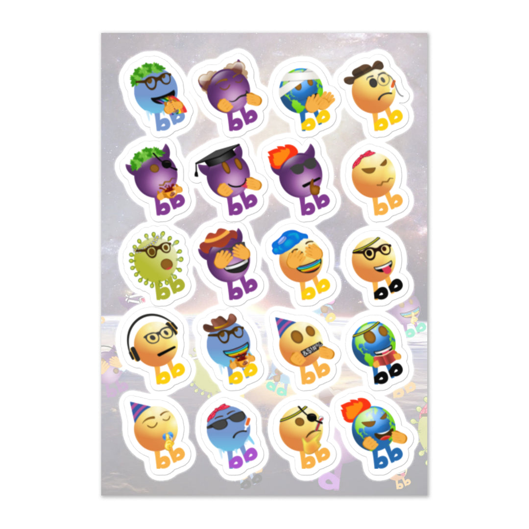 Megabb Buddy Stickers - Emojibb