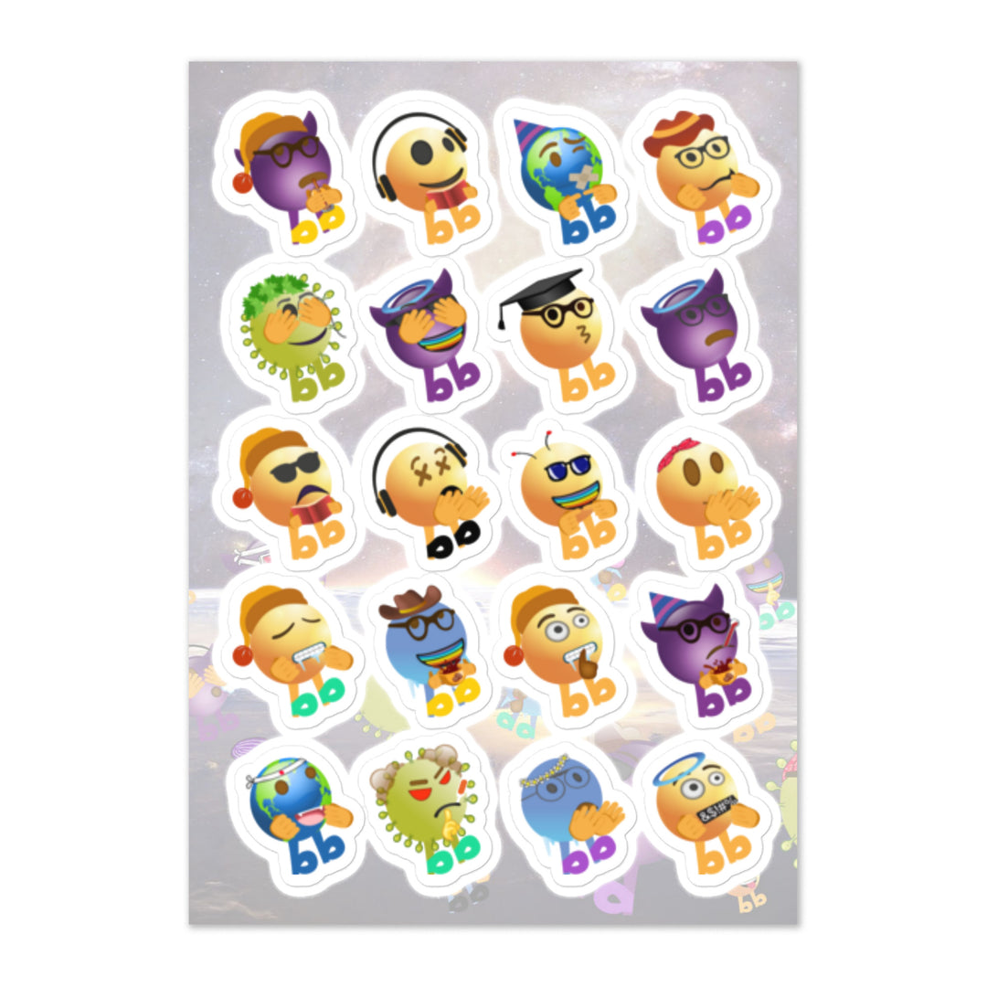 Megabb Buddy Stickers - Emojibb