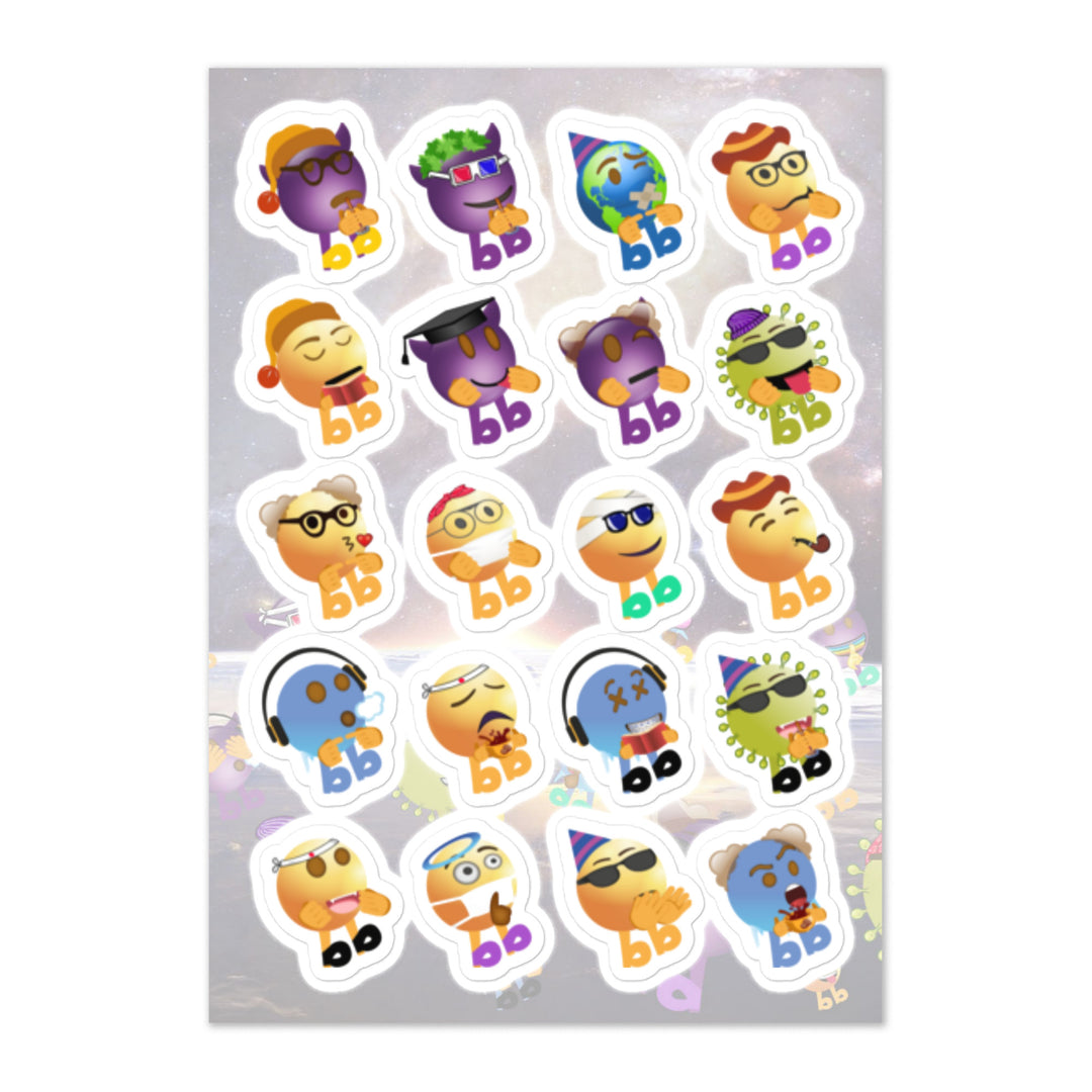 Megabb Buddy Stickers - Emojibb