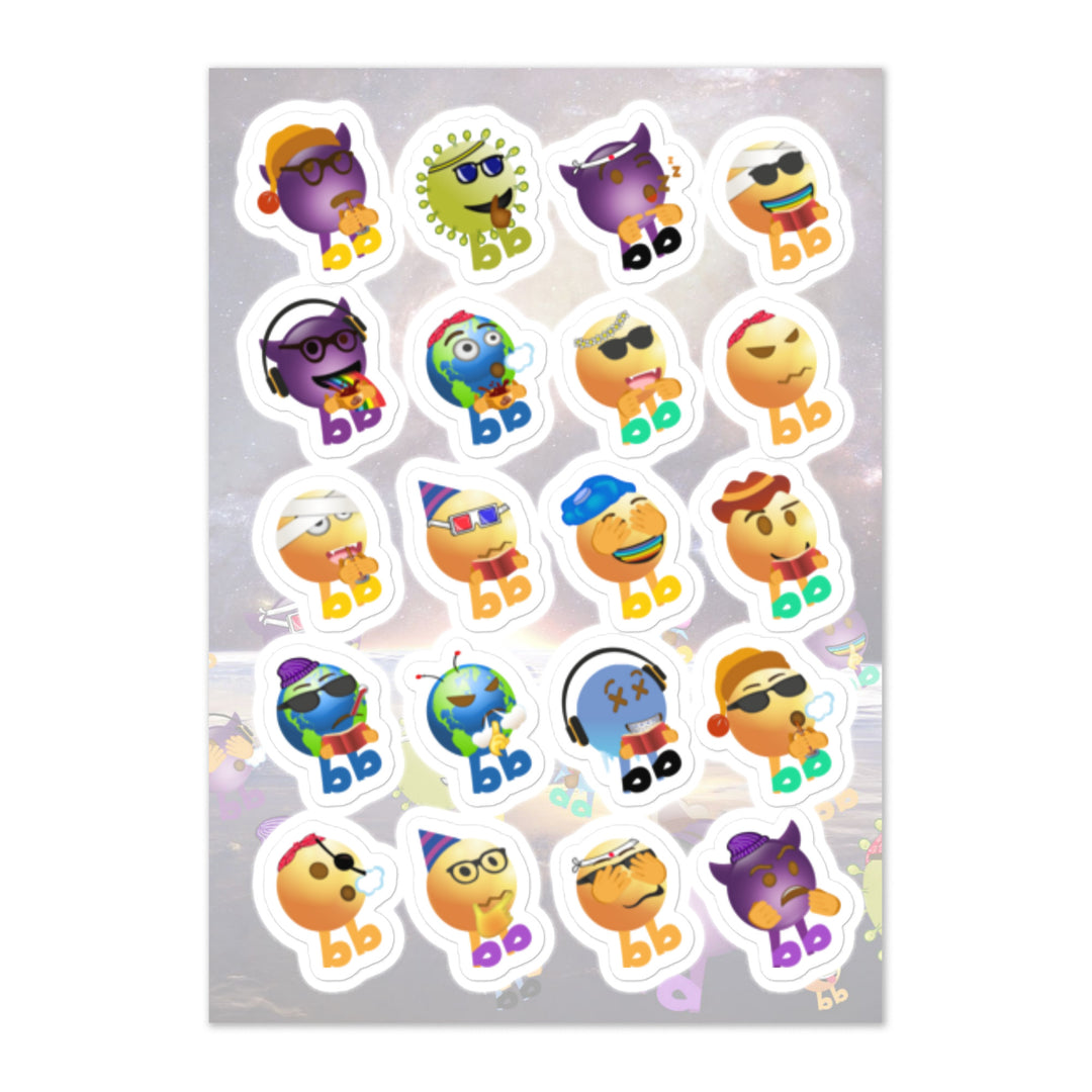 Megabb Buddy Stickers - Emojibb