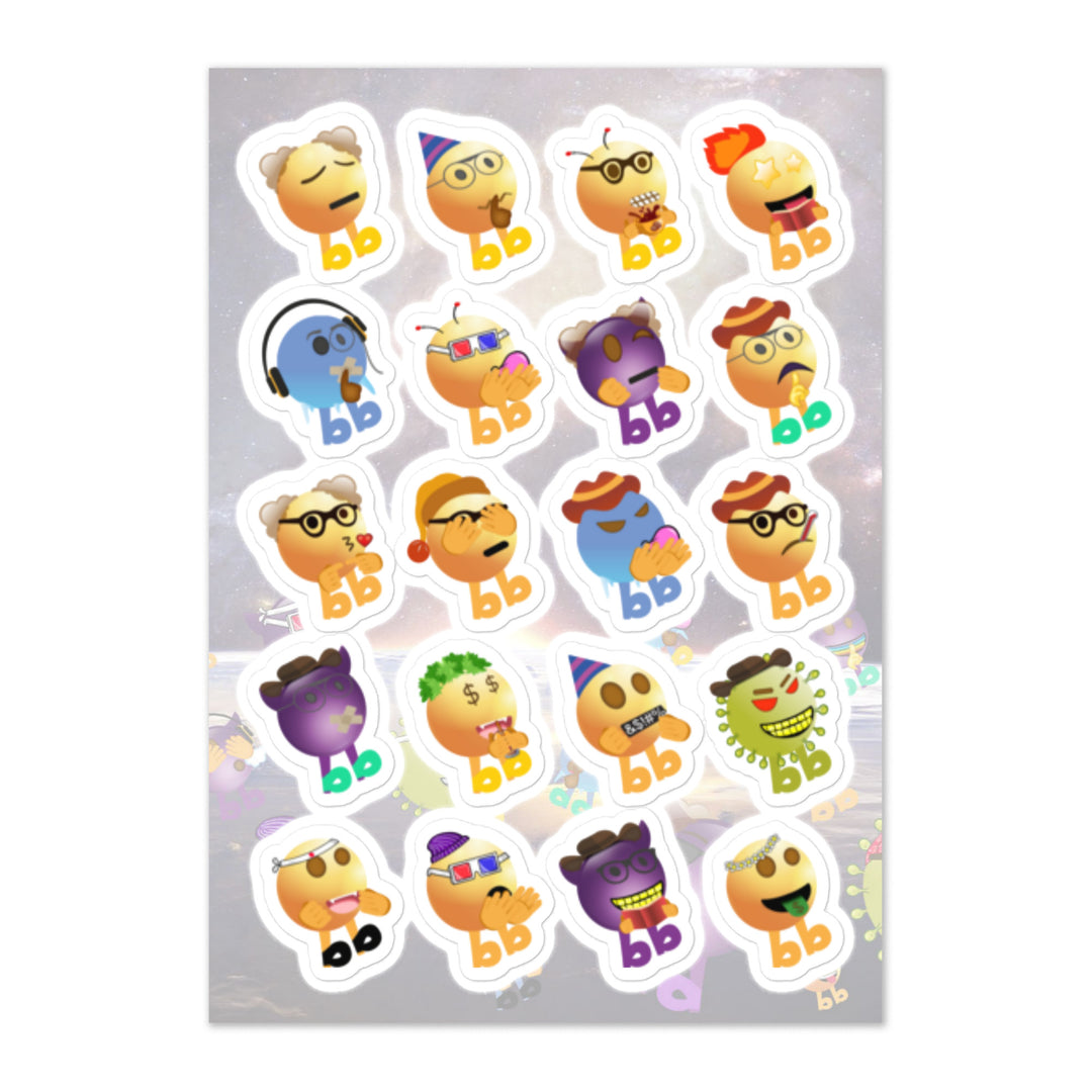 Megabb Buddy Stickers - Emojibb