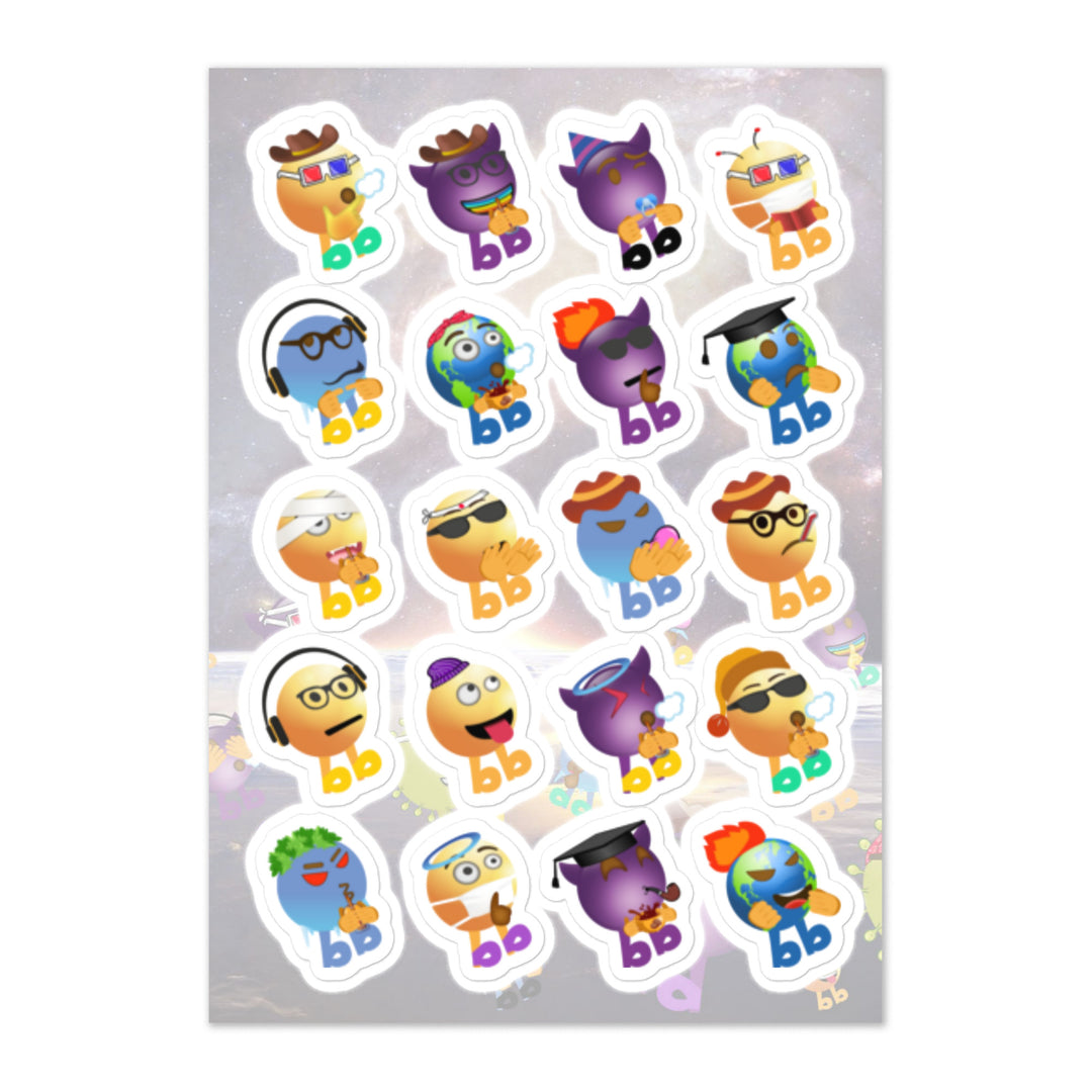 Megabb Buddy Stickers - Emojibb