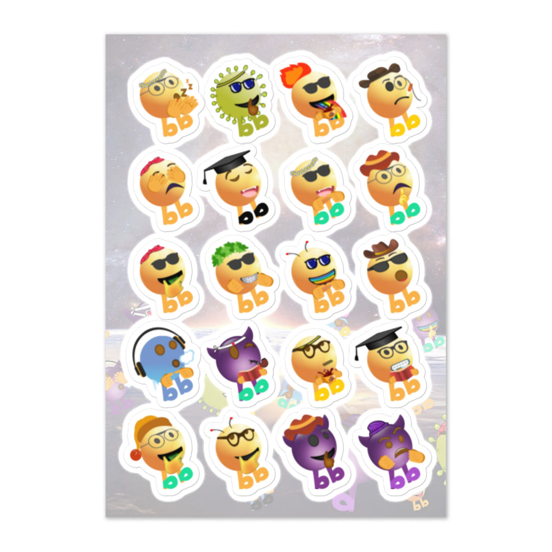 Megabb Buddy Stickers - Emojibb