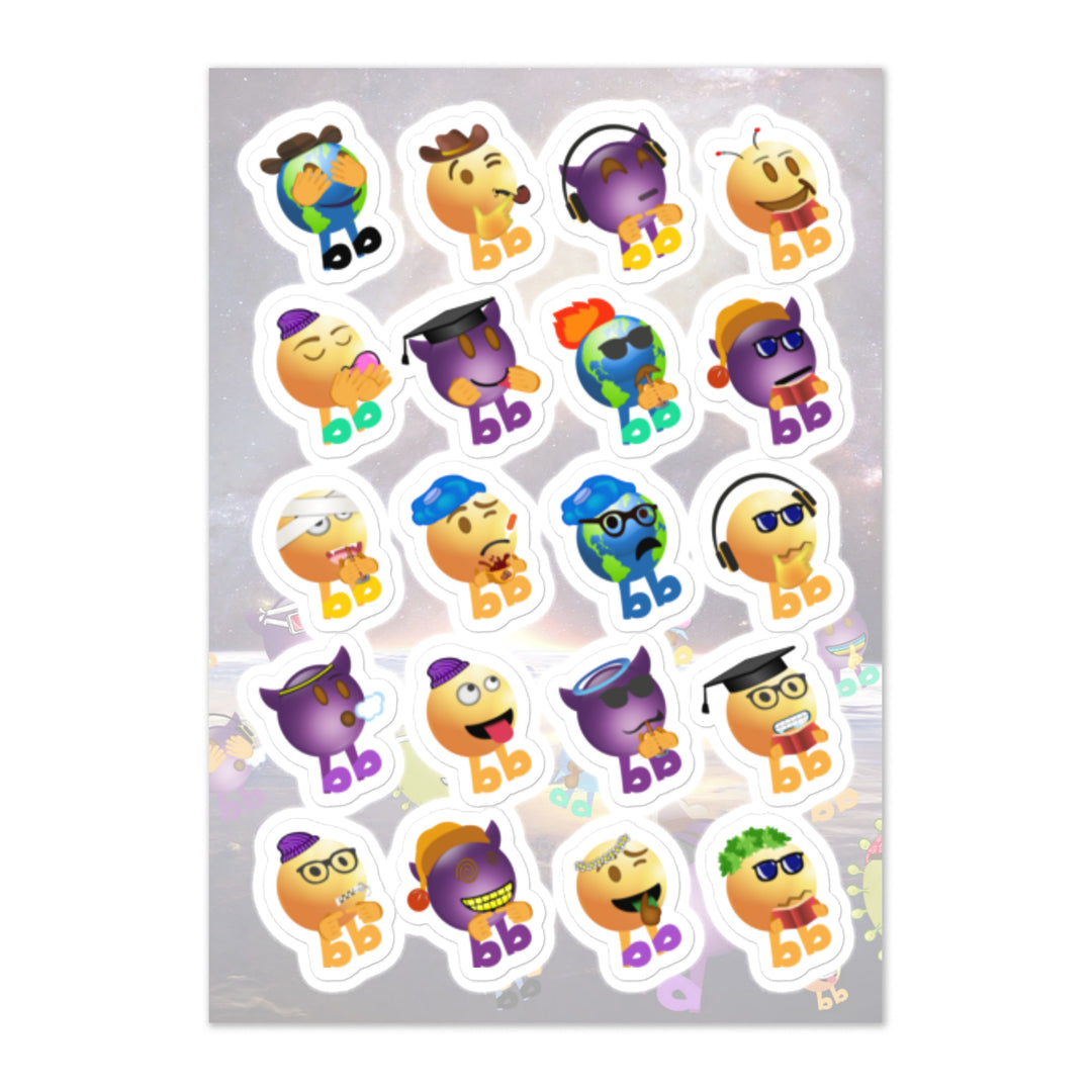 Megabb Buddy Stickers - Emojibb