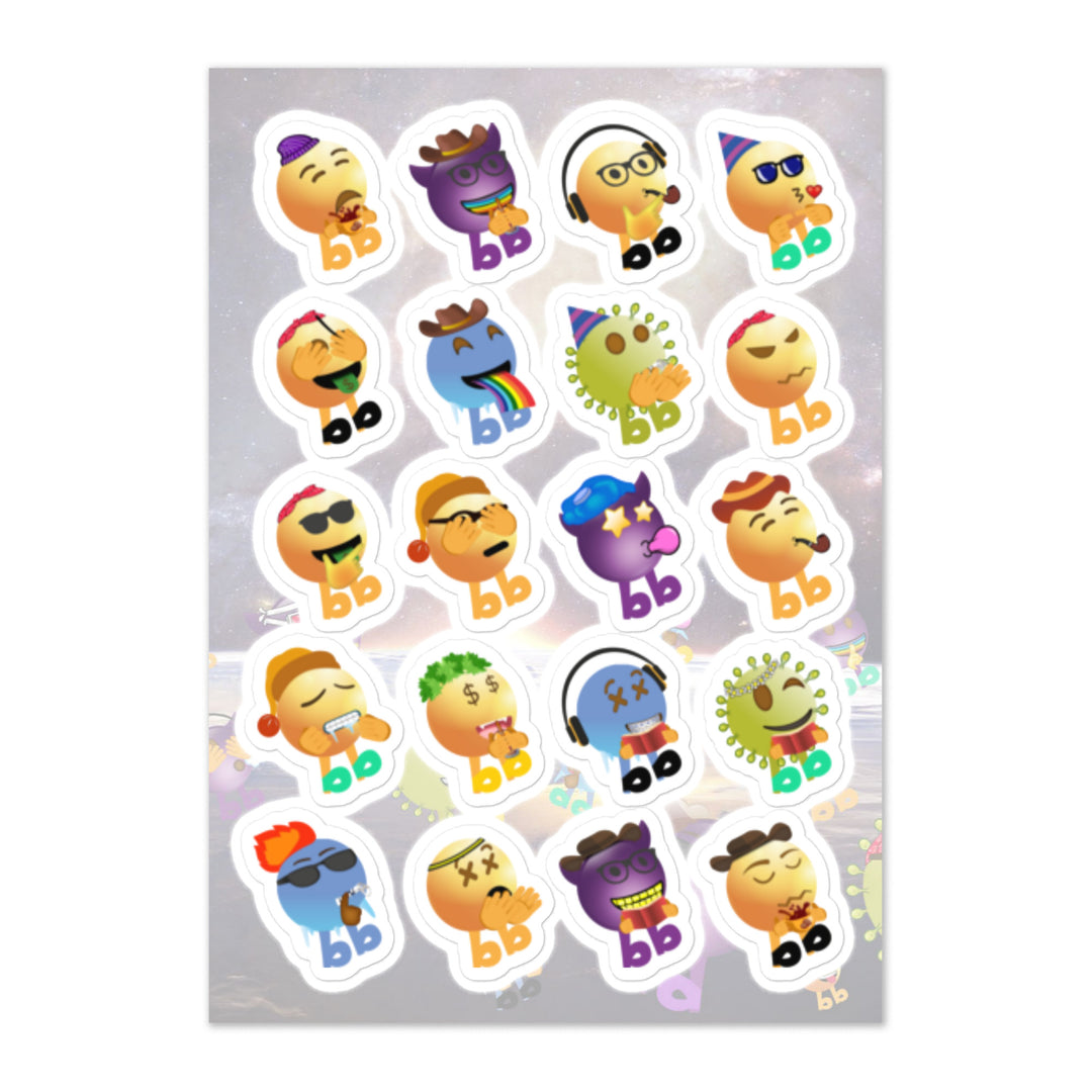 Megabb Buddy Stickers - Emojibb