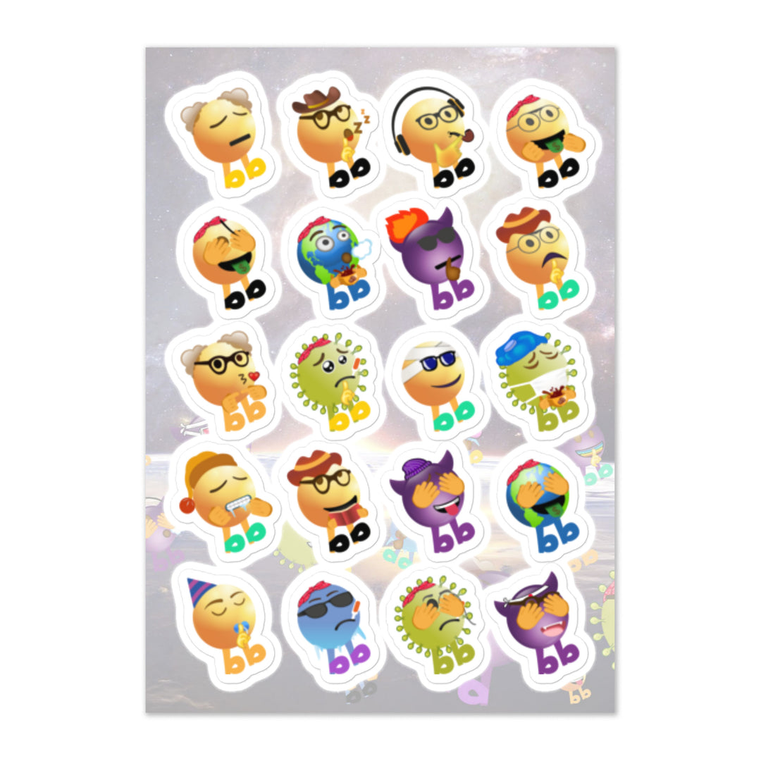 Megabb Buddy Stickers - Emojibb