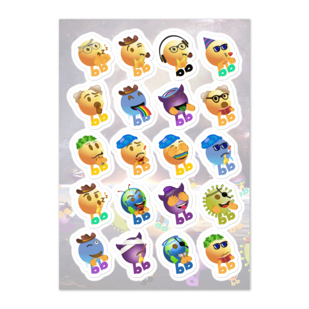 Megabb Buddy Stickers - Emojibb