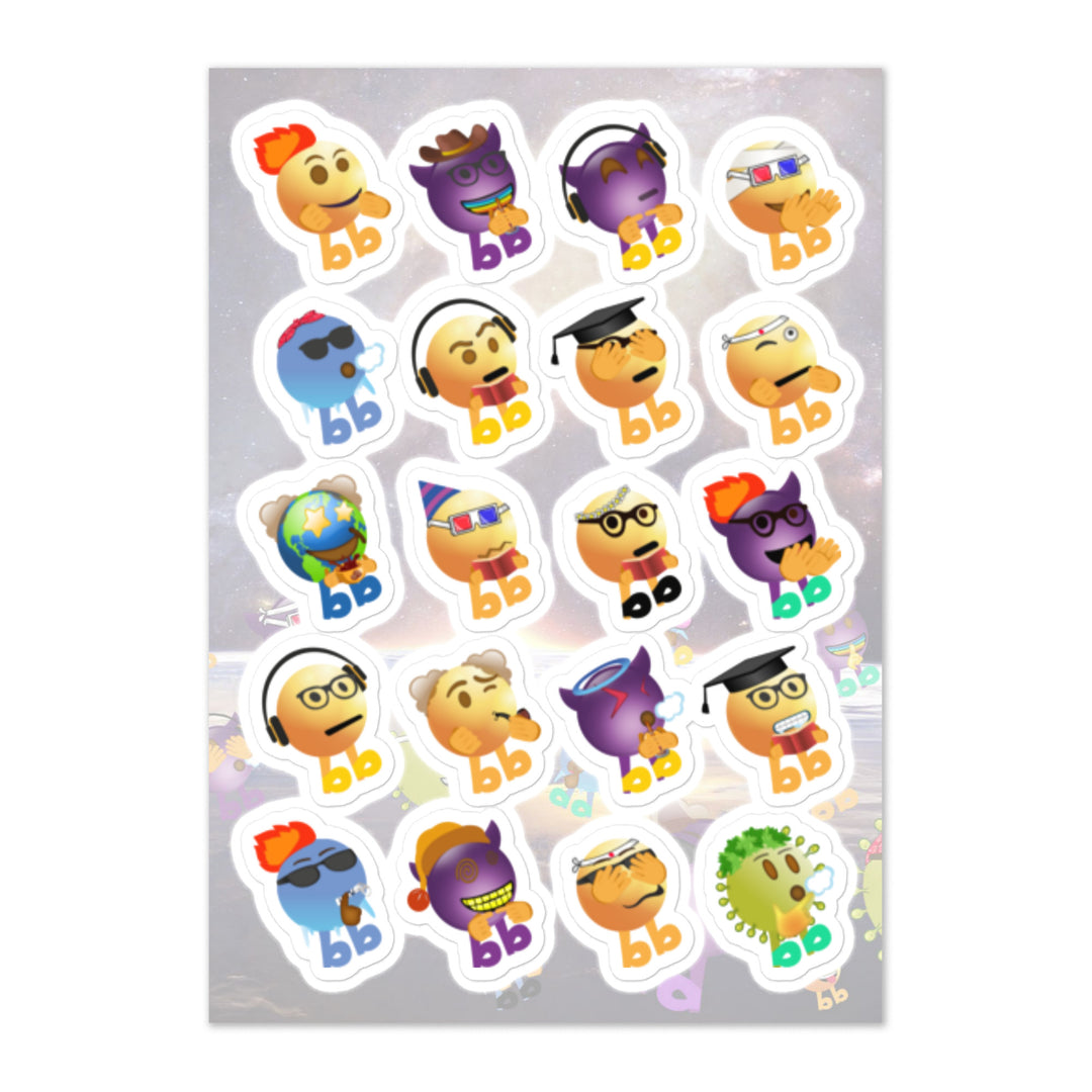 Megabb Buddy Stickers - Emojibb