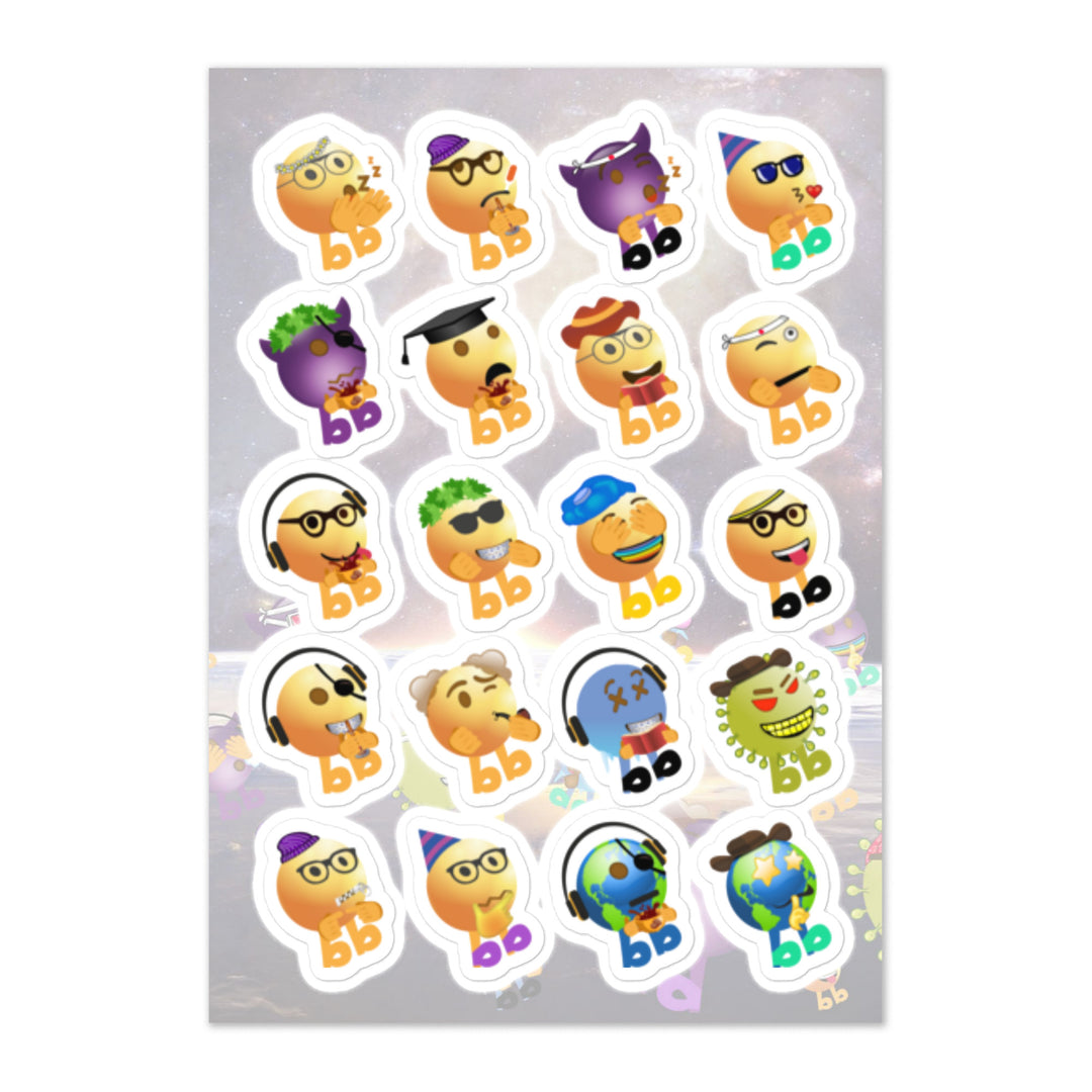 Megabb Buddy Stickers - Emojibb