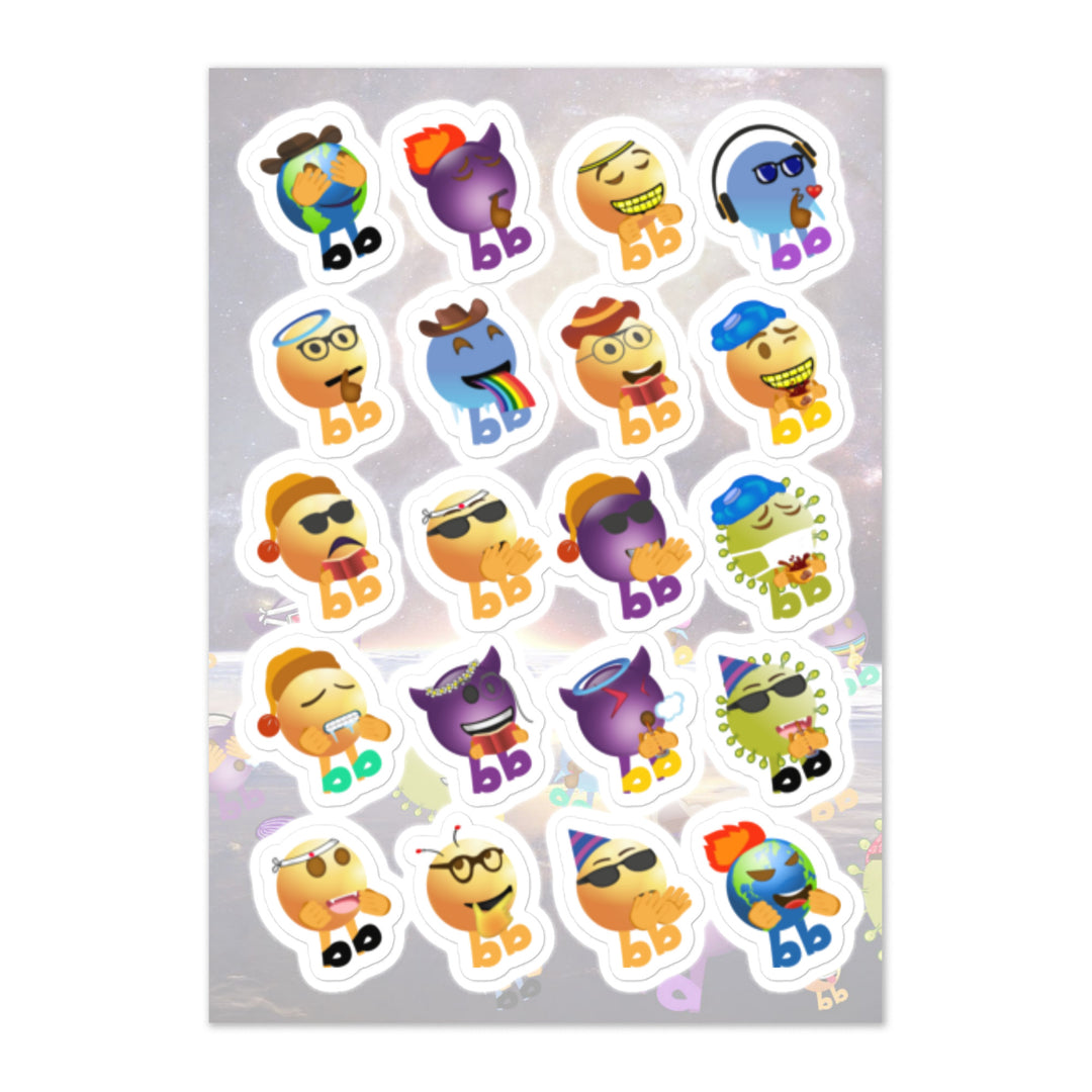 Megabb Buddy Stickers - Emojibb