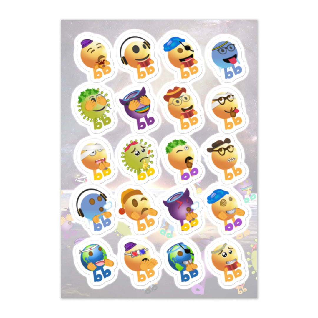 Megabb Buddy Stickers - Emojibb