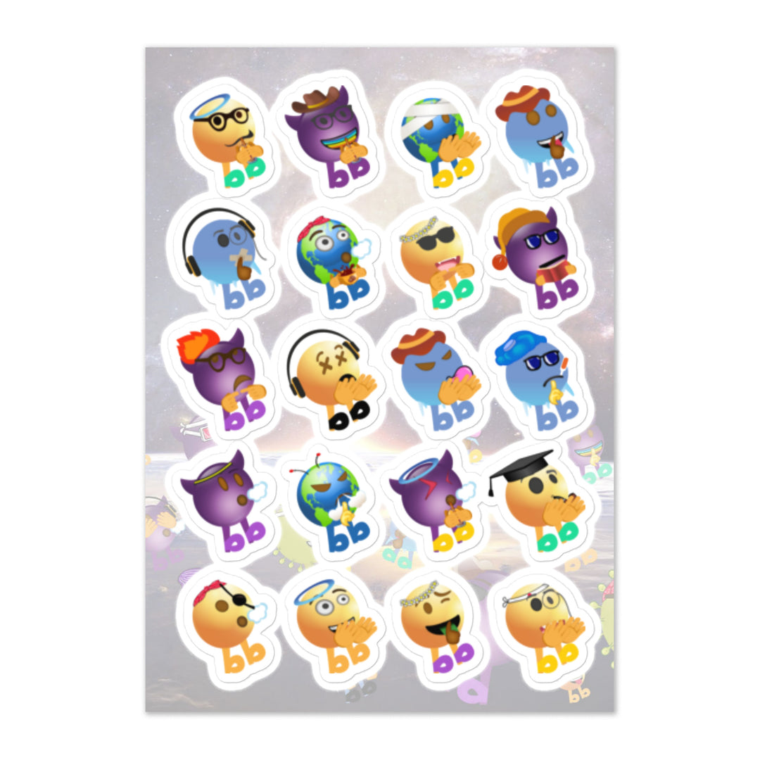 Megabb Buddy Stickers - Emojibb