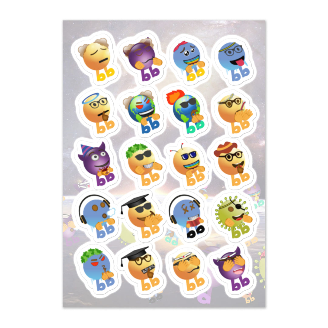 Megabb Buddy Stickers - Emojibb