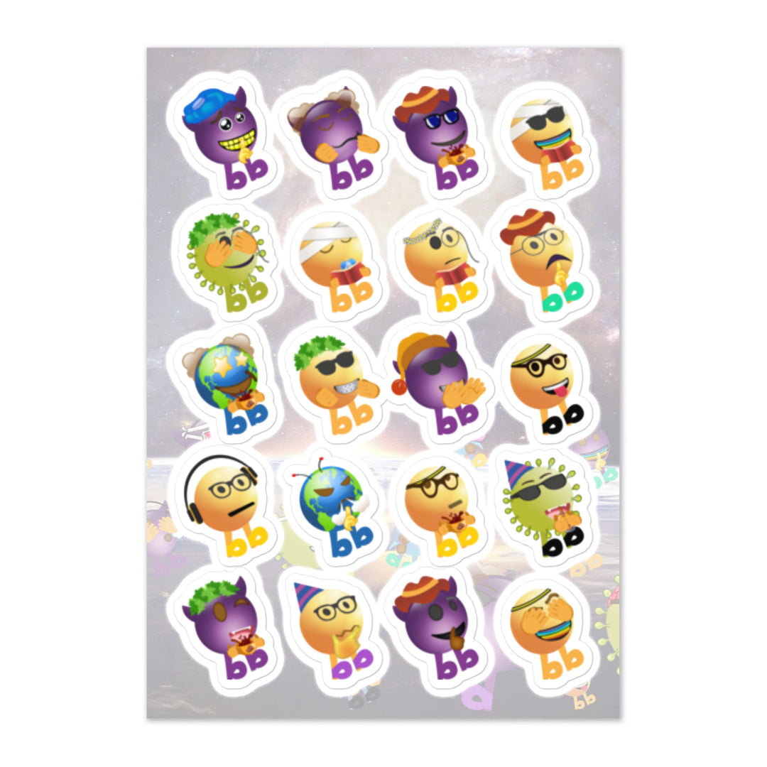 Megabb Buddy Stickers - Emojibb