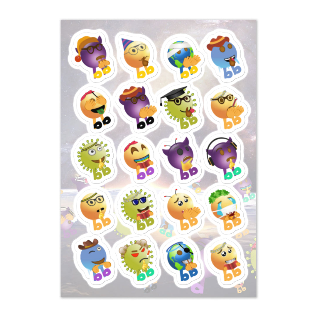 Megabb Buddy Stickers - Emojibb